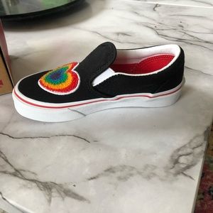 Super cute brand new girls slip on Vans!